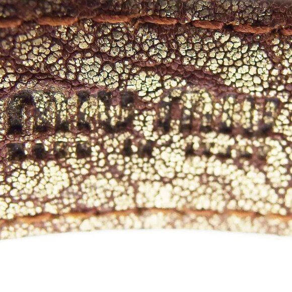 miu miu belt vintage leather ?~ Gold & Silver hardware Authentic USED - Picture 4 of 16